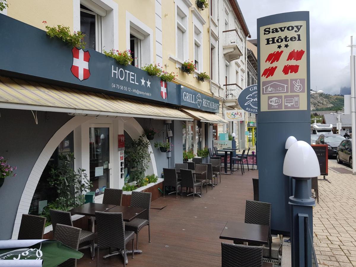 Savoy Hotel & Restaurant Saint-Michel-de-Maurienne Exterior foto